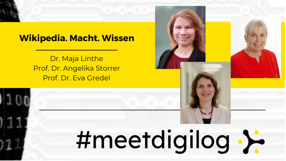 Thema von #meetdigilog und Portraits der Gäste
