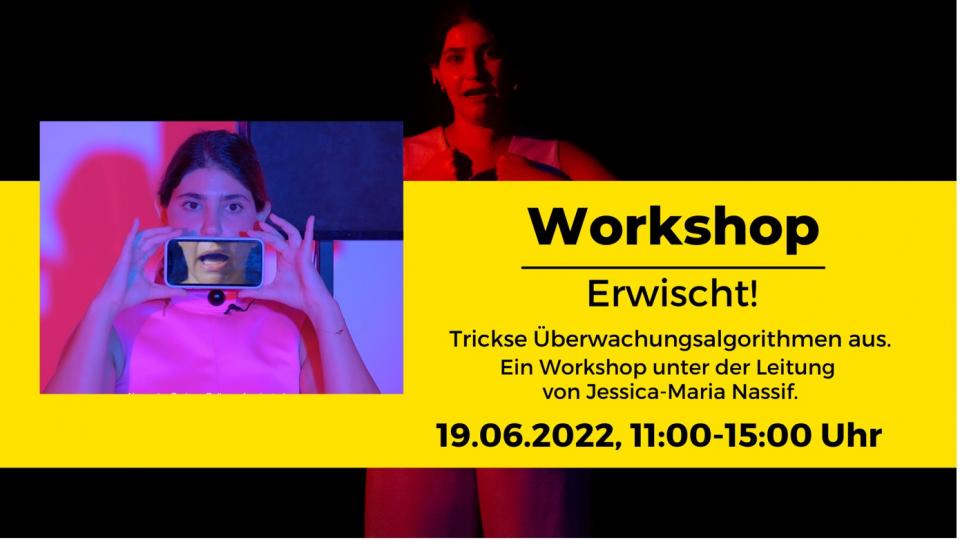Person mit Mobile vor dem Gesicht