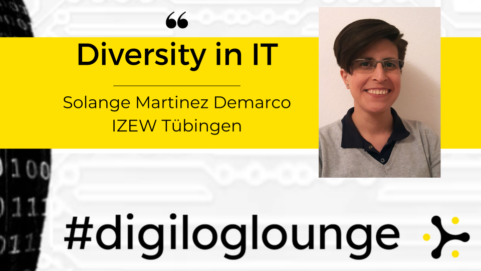 Thema der Digiloglounge mit Foto von Solange Martinez Demarco