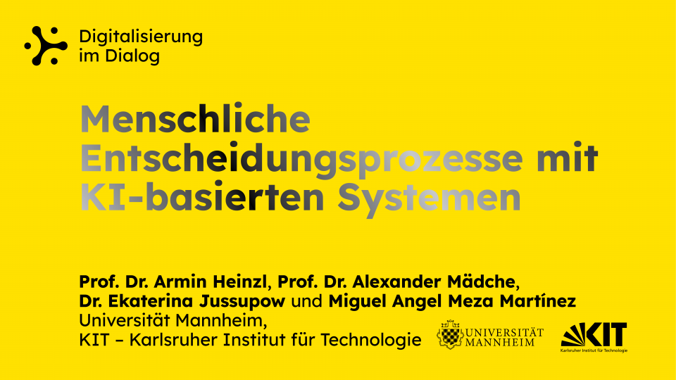 Projekttitel und Namen der am Projekt beteiligten Personen