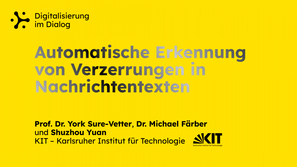 Projekttitel und Namen der am Projekt beteiligten Personen