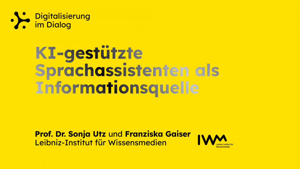 Projekttitel und Namen der am Projekt beteiligten Personen